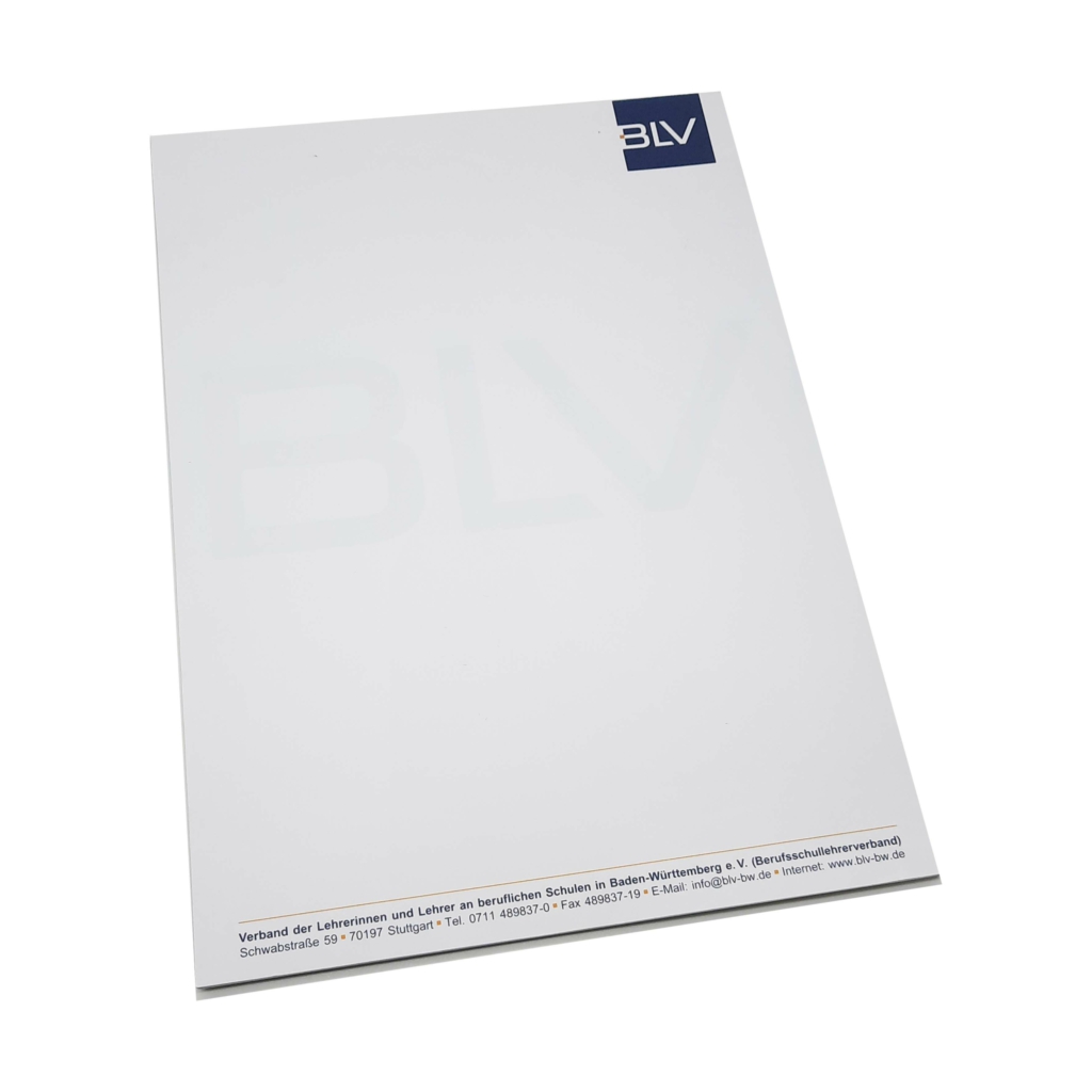 BLV BW Werbemittel S041 BLV Block Din A4