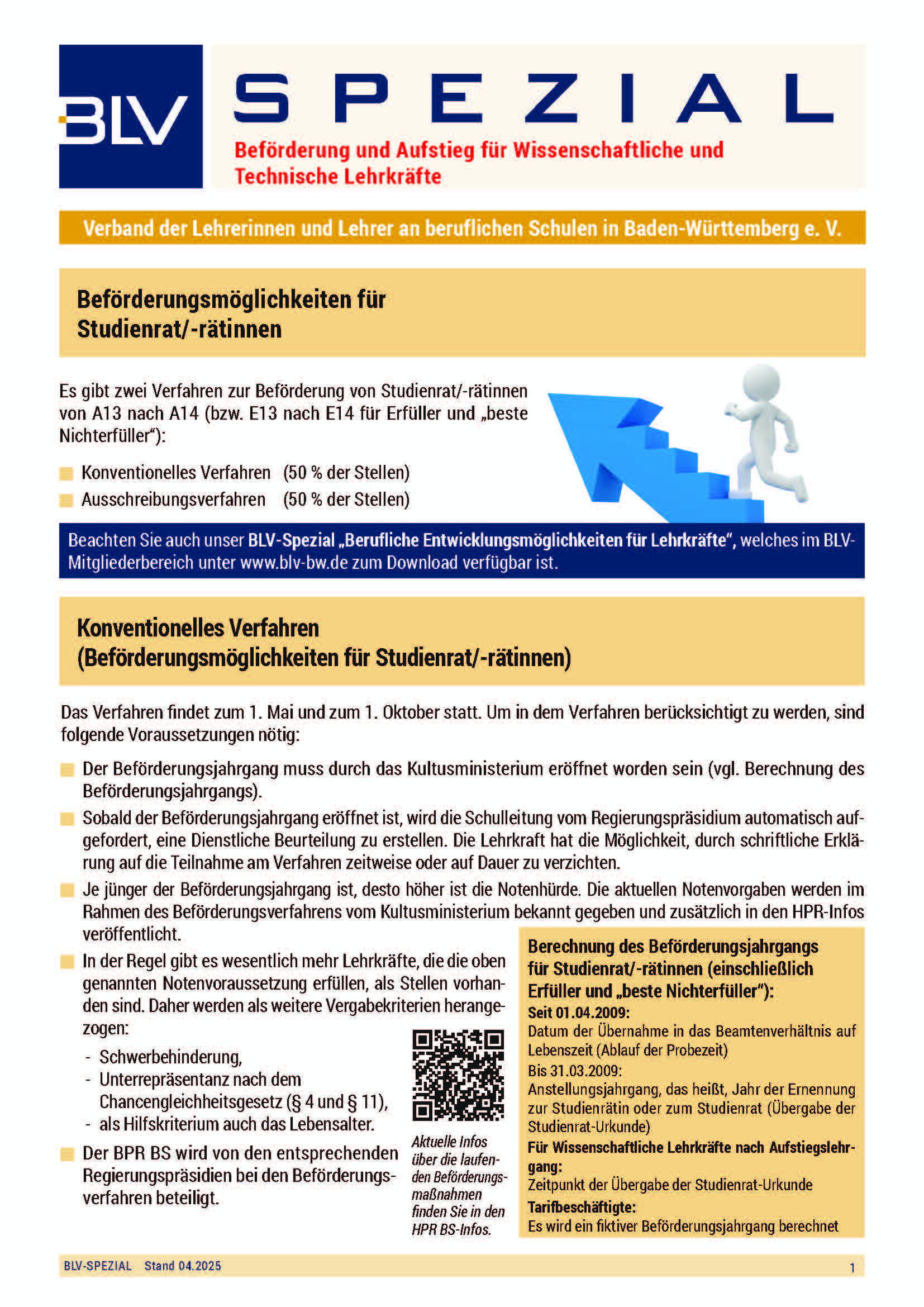 Z013 BLV Spezial Aufstiegslehrgänge