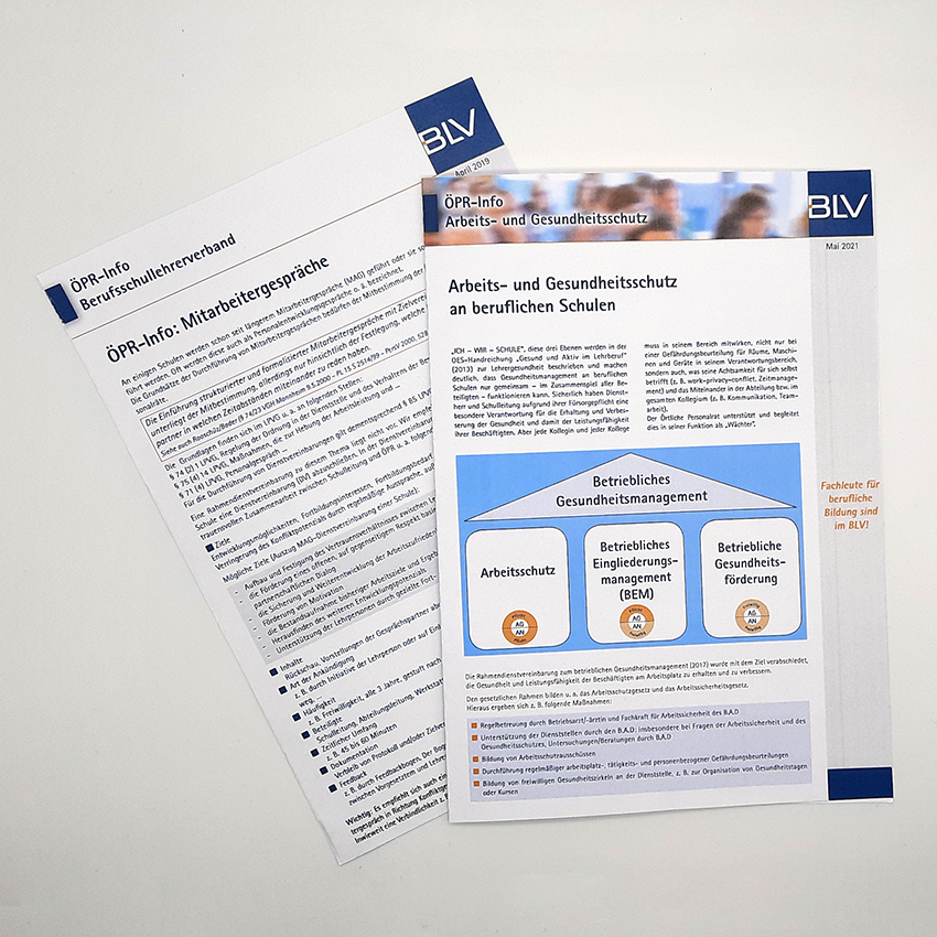 BLV BW Werbemittel ÖPR Info-Flyer Arbeits- und Gesundheitsschutz Ö003
