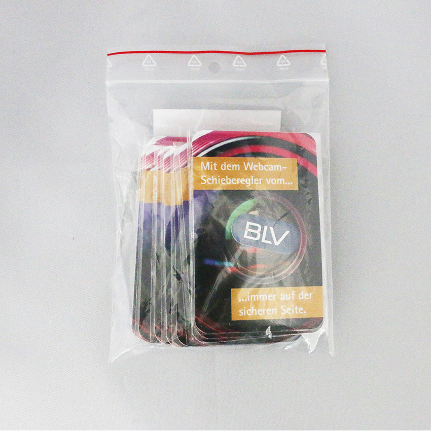 BLV BW Werbemittel S310 Webcam Schieberegler 10er Pack Komplettpaket