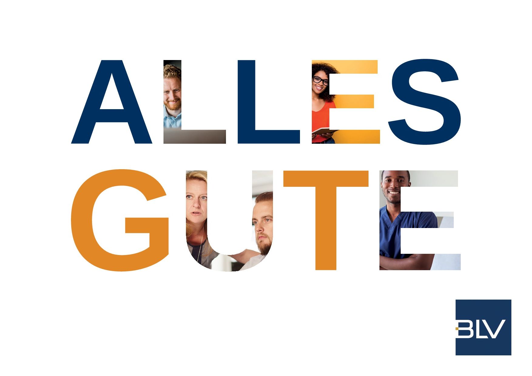 BLV BW B113 Postkarten Ehrenamt Din A6 12er-Pack Alles Gute