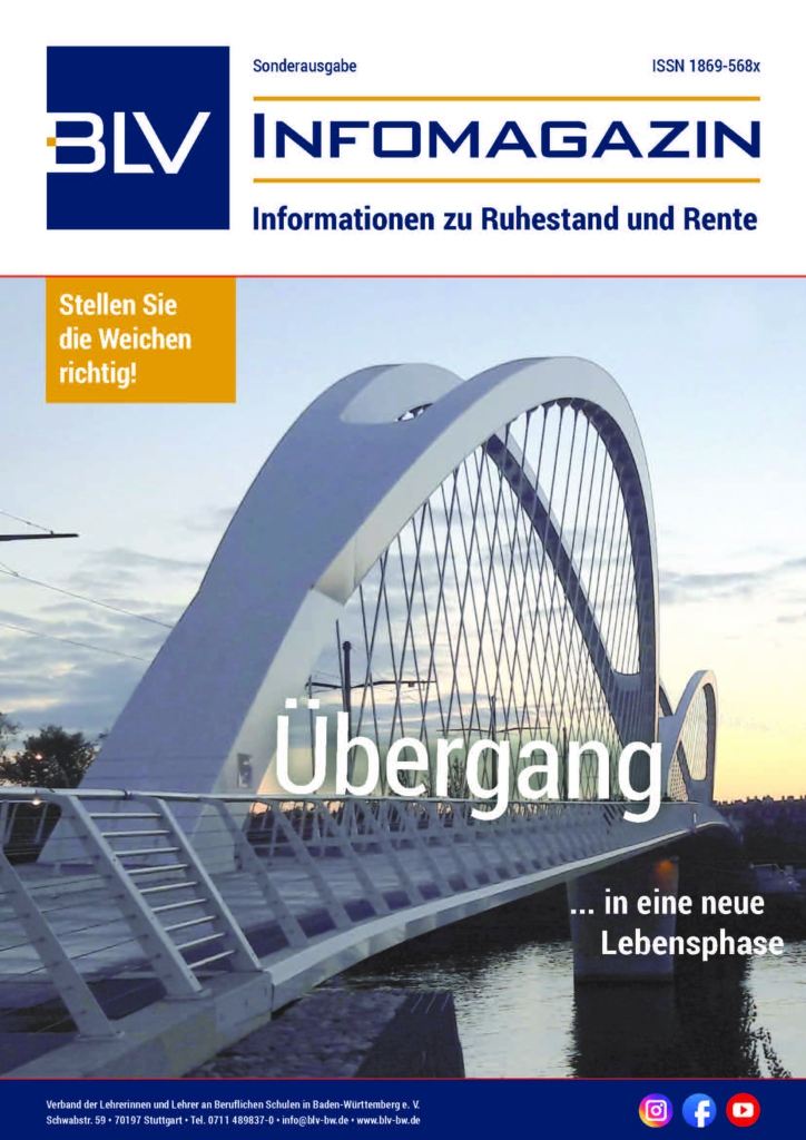 BLV BW B103 Infomagazin Aufbruch in eine neue Lebensphase - Informationen für Ruhestand und Rente