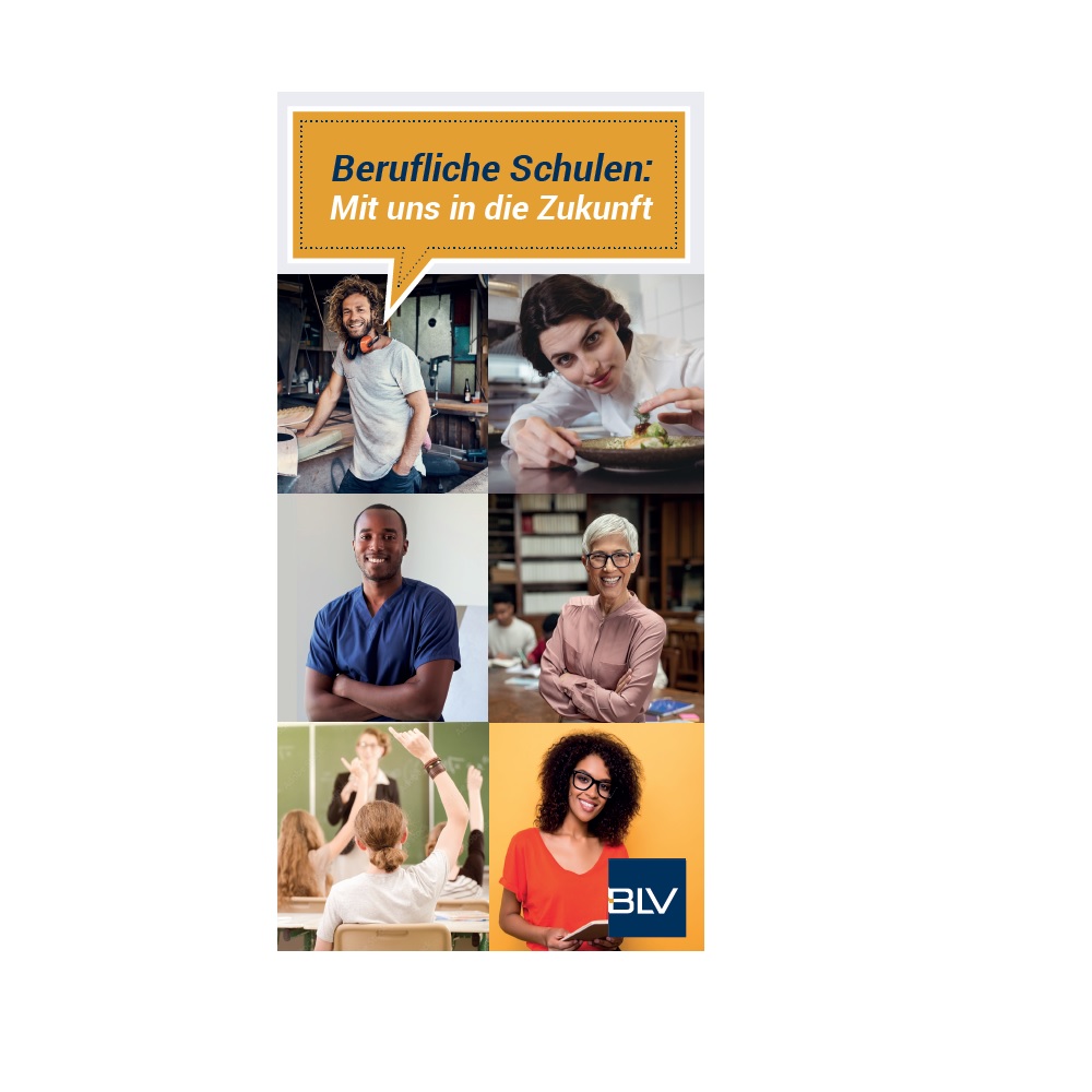 BLV-Flyer: Berufliche Schulen: Mit uns in die Zukunft (VPE 50 Stück)